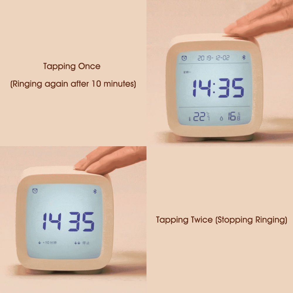 ساعت رومیزی کینگ پینگ مدل ‌bluetooth alarm CGD1