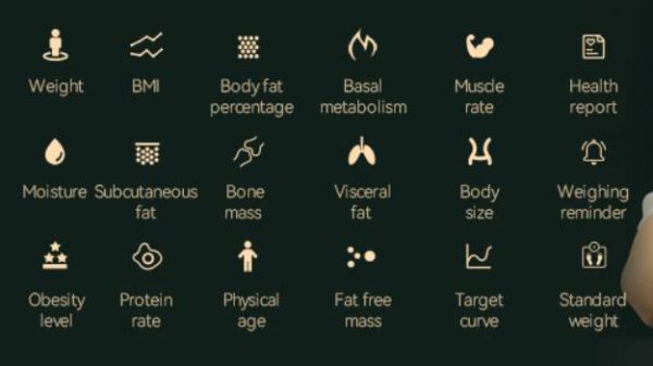 ترازو هوشمند هایلو شیائومی مدل Smart Body Fat Scale CM01