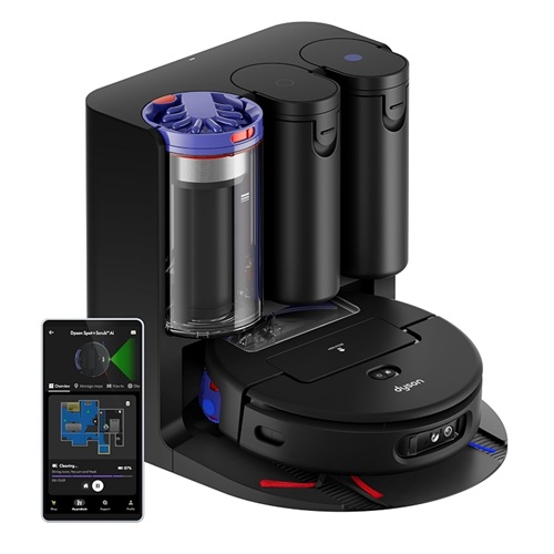 کنترل هوشمند جارو رباتیک دایسون مدل Spot+Scrub AI با اپلیکیشن MyDyson 